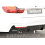Diffuseur de pare-chocs arrière "Noir brillant" "Rieger Tuning" pour BMW SERIE 4 (F32/F33)
