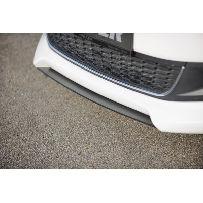 Lame pour ajout de pare-chocs avant "Carbon look" "Rieger Tuning" pour VOLKSWAGEN POLO 6 (6R)