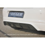 Diffuseur de pare-chocs arrière "noir" "Rieger Tuning" pour VOLKSWAGEN POLO 6 (6R)