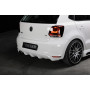 Diffuseur de pare-chocs arrière "Carbon look" "Rieger Tuning" pour VOLKSWAGEN POLO 6 (6R) GTI
