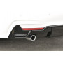 Diffuseur de pare-chocs arrière "Noir brillant" "Rieger Tuning" pour BMW SERIE 4 (F32/F33)