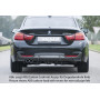 Diffuseur de pare-chocs arrière "Noir brillant" "Rieger Tuning" pour BMW SERIE 4 (F32/F33)