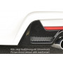 Diffuseur de pare-chocs arrière "Noir brillant" "Rieger Tuning" pour BMW SERIE 4 (F32/F33)