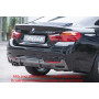 Diffuseur de pare-chocs arrière "Noir brillant" "Rieger Tuning" pour BMW SERIE 4 (F32/F33)