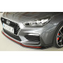 Lame de pare-chocs avant "noir" "Rieger Tuning" pour HYUNDAI I30