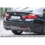 Diffuseur de pare-chocs arrière "Noir" "Rieger Tuning" pour BMW SERIE 4 (F32/F33)