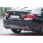 Diffuseur de pare-chocs arrière "Noir brillant" "Rieger Tuning" pour BMW SERIE 4 (F32/F33)
