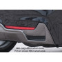 Diffuseur de pare-chocs arrière "Noir brillant" "Rieger Tuning" pour BMW SERIE 4 (F32/F33)
