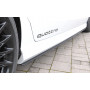 Lame de bas de caisse gauche "noir" "Rieger Tuning" pour AUDI A3 (8V)