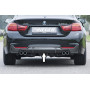 Diffuseur de pare-chocs arrière "Carbon-look" "Rieger Tuning" pour BMW SERIE 4 (F32/F33)