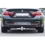 Diffuseur de pare-chocs arrière "Carbon-look" "Rieger Tuning" pour BMW SERIE 4 (F32/F33)