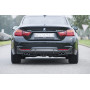 Diffuseur de pare-chocs arrière "Carbon-look" "Rieger Tuning" pour BMW SERIE 4 (F32/F33)