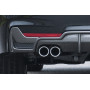 Diffuseur de pare-chocs arrière "Carbon-look" "Rieger Tuning" pour BMW SERIE 4 (F32/F33)