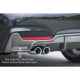 Diffuseur de pare-chocs arrière "Noir brillant" "Rieger Tuning" pour BMW SERIE 4 (F32/F33)