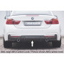 Diffuseur de pare-chocs arrière "Noir brillant" "Rieger Tuning" pour BMW SERIE 4 (435i/440i-F32/F33)