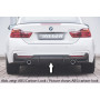 Diffuseur de pare-chocs arrière "Noir brillant" "Rieger Tuning" pour BMW SERIE 4 (435i/440i-F32/F33)
