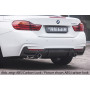 Diffuseur de pare-chocs arrière "Noir brillant" "Rieger Tuning" pour BMW SERIE 4 (435i/440i-F36)