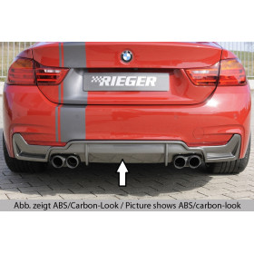 Diffuseur de pare-chocs arrière "Noir" "Rieger Tuning" pour BMW SERIE 4 (435i/440i-F32/F33)