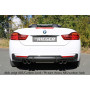 Diffuseur de pare-chocs arrière "Noir" "Rieger Tuning" pour BMW SERIE 4 (435i/440i-F32/F33)