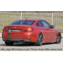 Diffuseur de pare-chocs arrière "Noir" "Rieger Tuning" pour BMW SERIE 4 (435i/440i-F32/F33)