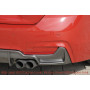 Diffuseur de pare-chocs arrière "Noir" "Rieger Tuning" pour BMW SERIE 4 (435i/440i-F32/F33)