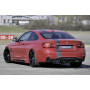 Diffuseur de pare-chocs arrière "Noir brillant" "Rieger Tuning" pour BMW SERIE 4 (435i/440i-F36)
