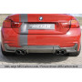 Diffuseur de pare-chocs arrière "Noir brillant" "Rieger Tuning" pour BMW SERIE 4 (435i/440i-F36)