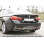 Diffuseur de pare-chocs arrière "Noir" "Rieger Tuning" pour BMW SERIE 4 (435i/440i-F32/F33)