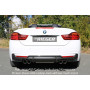 Diffuseur de pare-chocs arrière "Noir" "Rieger Tuning" pour BMW SERIE 4 (435i/440i-F32/F33)