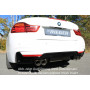 Diffuseur de pare-chocs arrière "Noir brillant" "Rieger Tuning" pour BMW SERIE 4 (435i/440i-F32/F33)