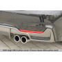 Diffuseur de pare-chocs arrière "Noir brillant" "Rieger Tuning" pour BMW SERIE 4 (435i/440i-F32/F33)
