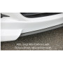 Lame pour ajout de pare-chocs avant "noir" "Rieger Tuning" pour OPEL CORSA D