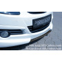 Lame pour ajout de pare-chocs avant "noir" "Rieger Tuning" pour OPEL CORSA D