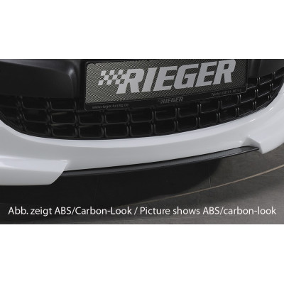Lame pour ajout de pare-chocs avant "noir" "Rieger Tuning" pour OPEL CORSA D