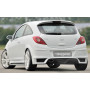 Diffuseur de pare-chocs arrière "noir" "Rieger Tuning" pour OPEL CORSA D