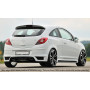 Diffuseur de pare-chocs arrière "noir" "Rieger Tuning" pour OPEL CORSA D