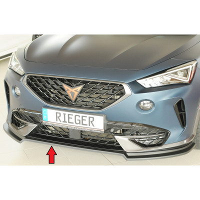 Lame de pare-chocs avant "noir" "Rieger Tuning" pour SEAT CUPRA FORMENTOR (KM)