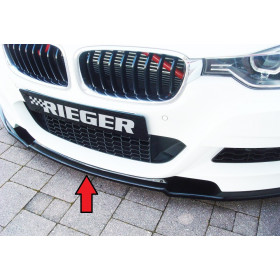 Lame de pare-chocs avant "noir brillant" "Rieger Tuning" pour BMW SERIE 3 (F30/F31)