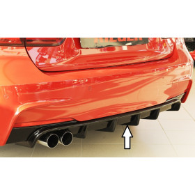 Diffuseur de pare-chocs arrière "Noir brillant" "Rieger Tuning" pour BMW SERIE 3 (F30/F31)