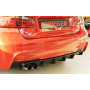 Diffuseur de pare-chocs arrière "Noir brillant" "Rieger Tuning" pour BMW SERIE 3 (F30/F31)