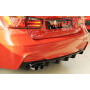 Diffuseur de pare-chocs arrière "Noir brillant" "Rieger Tuning" pour BMW SERIE 3 (F30/F31)