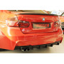 Diffuseur de pare-chocs arrière "Noir brillant" "Rieger Tuning" pour BMW SERIE 3 (F30/F31)