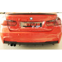 Diffuseur de pare-chocs arrière "Noir brillant" "Rieger Tuning" pour BMW SERIE 3 (F30/F31)