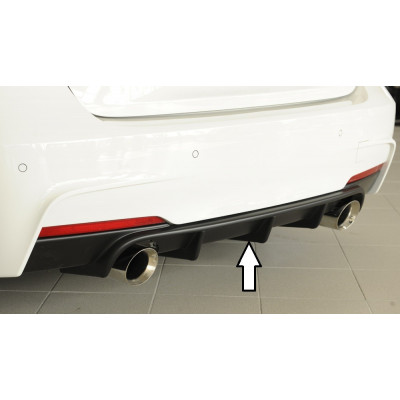 Diffuseur de pare-chocs arrière "Noir" "Rieger Tuning" pour BMW SERIE 3 (F30/F31)