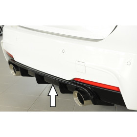 Diffuseur de pare-chocs arrière "Noir brillant" "Rieger Tuning" pour BMW SERIE 3 (F30/F31)