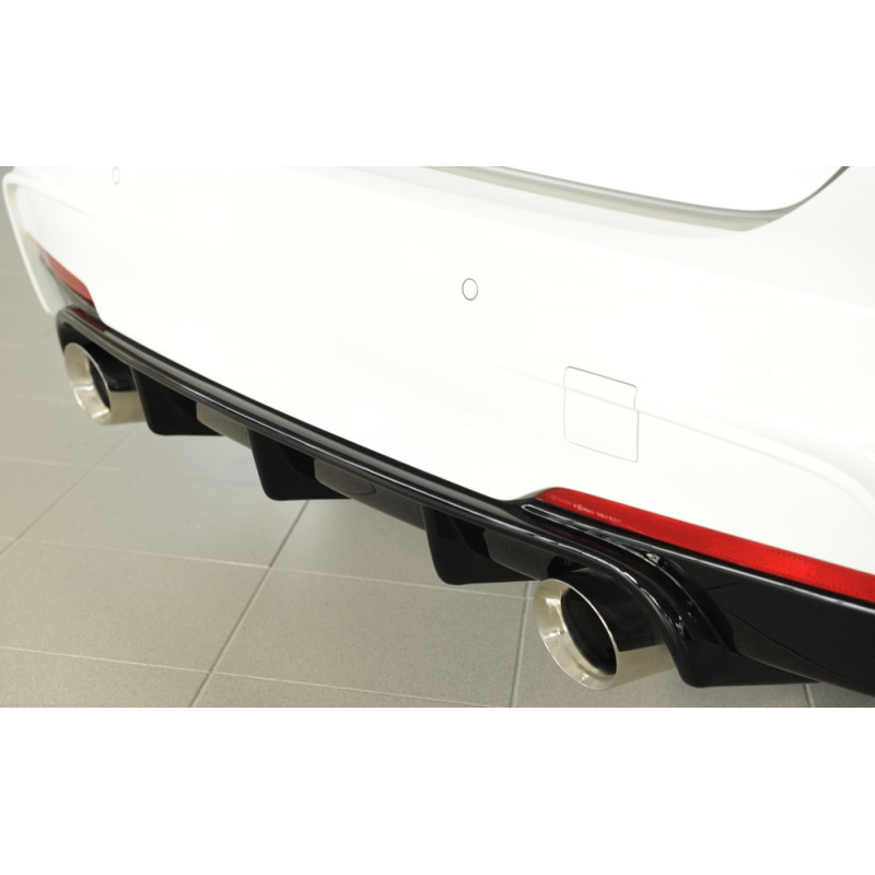 Kit Jupes Latérales Pour BMW Série 3 F30/F31 (2012-2018) - Séparateurs Bas De Caisse Noir Brillant - 4 Pièces