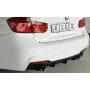 Diffuseur de pare-chocs arrière "Noir brillant" "Rieger Tuning" pour BMW SERIE 3 (F30/F31)