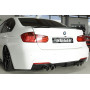Diffuseur de pare-chocs arrière "Noir brillant" "Rieger Tuning" pour BMW SERIE 3 (F30/F31)