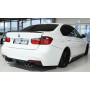 Diffuseur de pare-chocs arrière "Noir brillant" "Rieger Tuning" pour BMW SERIE 3 (F30/F31)