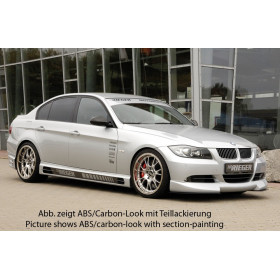 Bas de caisse gauche "Carbon look" "Rieger Tuning" pour BMW SERIE 3 (E90/E91)